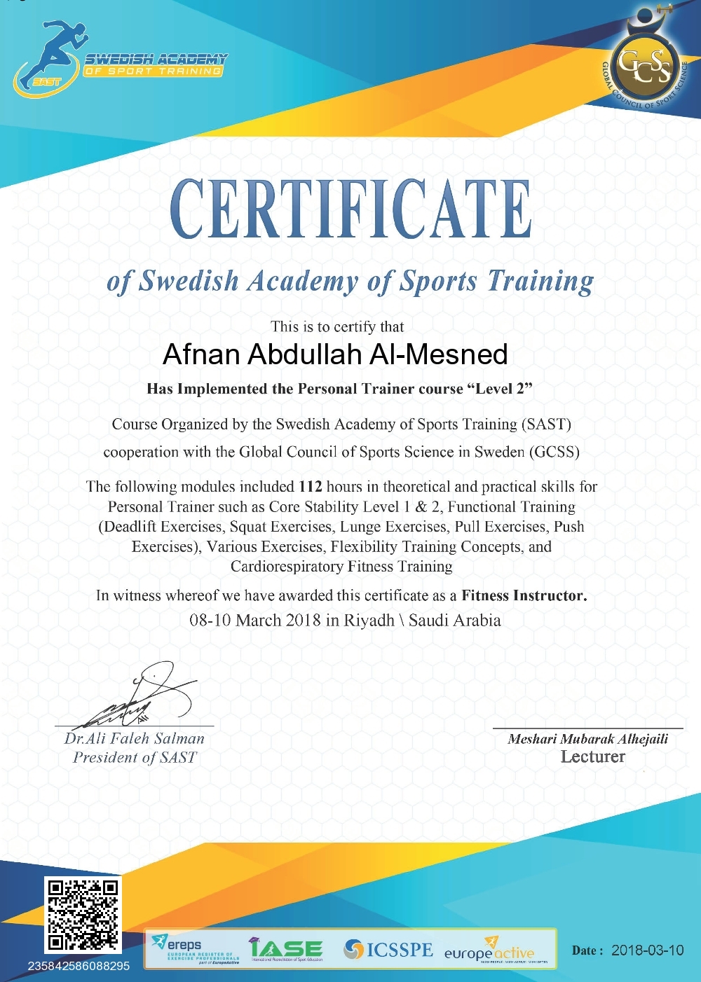 Afnan Abdullah Al-Mesned